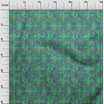 thumbnail image 2 of oneOone Velvet Green Fabric Batik Sewing Material Print Fabric By The Yard 58 Inch Wide, 2 of 5
