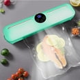 thumbnail image 3 of 13in Vacuum Sealer Machine,62KPa Powerful Food Sealer Built-in Cutter with Intelligent LED Indicator Lights,Vacuum Air Sealing System for Seal a Meal and Sous Vide,Green, 3 of 12