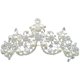 thumbnail image 1 of KAKOWELY Corona de novia con diamantes de imitación y perlas barrocas, accesorio para el cabello, 1 of 4