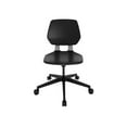 thumbnail image 3 of Safco Commute Modern Adjustable Rolling Office Chair Contemporary Seating Black, 3 of 4