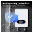 thumbnail image 5 of Chauffe-eau Électrique Instantané 6000W Sans Réservoir pour Salle de Bain, Facile à Installer, 5 of 5