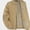 Khaki, variant on Men's Water-Resistant 100% Cotton Jacket Quilted Lining for Outdoor Wear Yellow S
