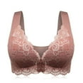 thumbnail image 1 of Yaqinuo Front Closure Bra With Floral Lace Lift Stretch 5d Shaping Seamless Bra Push Up Full Coverage, 1 of 4