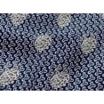 thumbnail image 5 of oneOone Viscose Jersey Navy Blue Fabric Abstract Block Craft Projects Decor Fabric Printed By The Yard 60 Inch Wide, 5 of 5