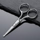 thumbnail image 3 of Tijeras de seguridad para recortar vello de nariz redondeada, multiusos, con punta redonda, para vello facial, cejas, barba y bigote., 3 of 7