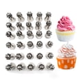 thumbnail image 3 of HomeLife Icing Nozzle Exquisite Wide Application Stainless Steel Cake Decorating Piping Tip Baking Accessories, 3 of 13