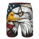 thumbnail image 3 of Fotbe American Bald Eagle Trajes de Baño Estampados para Hombre, Shorts de Verano de Secado Rápido, Ropa de Playa, Bañadores-X-Large, 3 of 6