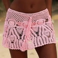 thumbnail image 4 of Traje de baño bikini con falda de playa de crochet hecho a mano en 8 colores, moderno para usar, 4 of 6