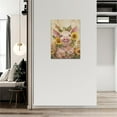 thumbnail image 3 of HFDF Pig Wall Decor Rustic Sunflower Farmhouse Pictures Funny Pigs Canvas Wall Art Patg Home Modern Artwork Decorations for Livg Room Bedroom Bathroom Office 8x10inch Unframed, 3 of 5