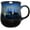 Deep Blue, variant on Large Ceramic Coffee Mug, Blue Big Tea Cup for Office and Home, 21 Oz, Dishwasher and Microwave Safe, 1 PCS