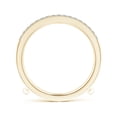 thumbnail image 2 of ANGARA Natural Double Band Diamond Engagement Ring Wrap in 14K Yellow Gold for Women (Size-1.2mm| Color-K| Clarity-I3) | April Birthstone, Anniversary, Jewelry Gift for Women | Natural Diamond Ring, 2 of 11