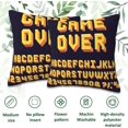 thumbnail image 4 of Throw Pillow Covers Retro Games Pillow Covers 18x18 Inch Set of 2 Graphic Letters Throw Pillows Decorative Pillow Cases Cushion Covers for Bedroom Livingroom Sofa Farm House, 4 of 6