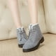 thumbnail image 5 of Botas de nieve Botas casuales para mujer Botas planas de invierno con algodón Botas cortas Zapatos de algodón para mujer Wmkox8yii ghj1820, 5 of 7