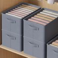 thumbnail image 3 of Organizador de ropa, caja de almacenamiento para pantalones vaqueros, armario con compartimentos, 3 of 4