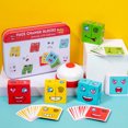 thumbnail image 1 of Bloques de construcción del cubo de Rubik que cambian de cara Tú lloras y yo río Juegos de mesa para padres e hijos CubeFace Juguetes para niños, 1 of 5