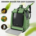 thumbnail image 5 of Compact PVC Bird Backpack Carrier For Macaws Couple Includes Perches Double Drinkers Permanent Transporting Pulls, 5 of 8