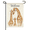 Garden Flag-1, variant on Giraffe Safari Wildlife Garden Flag 12×18in Double Sided, Textured Burlap Yard Banner, Cute African Animal Print for Lawn Patio Rustic Farmhouse Seasonal Outdoor Ornament