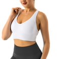 thumbnail image 2 of NVGTN Galaxy Ribbed Seamless Bra Spandex Top Woman Fitness Elastic Breathable Breast Enhancement Leisure Sports Underwear, 2 of 7