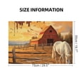 thumbnail image 2 of WYYP Horse Field Barn Wooden Jigsaw Puzzle Challenging Difficult Wood Puzzles for Adults Gift 1000 PCS, 2 of 6