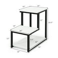 Costway 3Tier End Table Sofa Side Table Night Stand W/ Shelf for