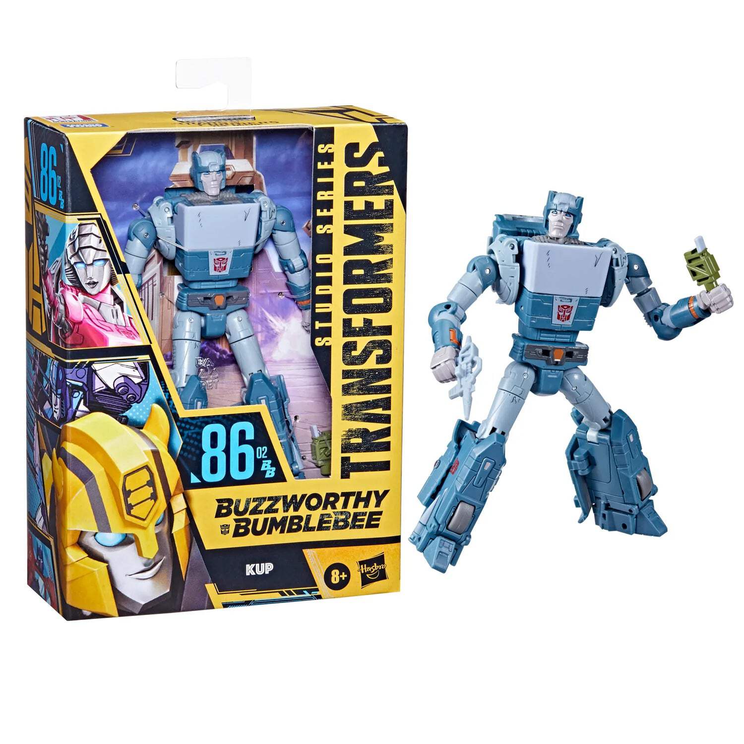 Transformers Buzzworthy Bumblebee Studio Series Kup - Action Figure Deluxe, 21 Passaggi Di Trasformazione, Camion