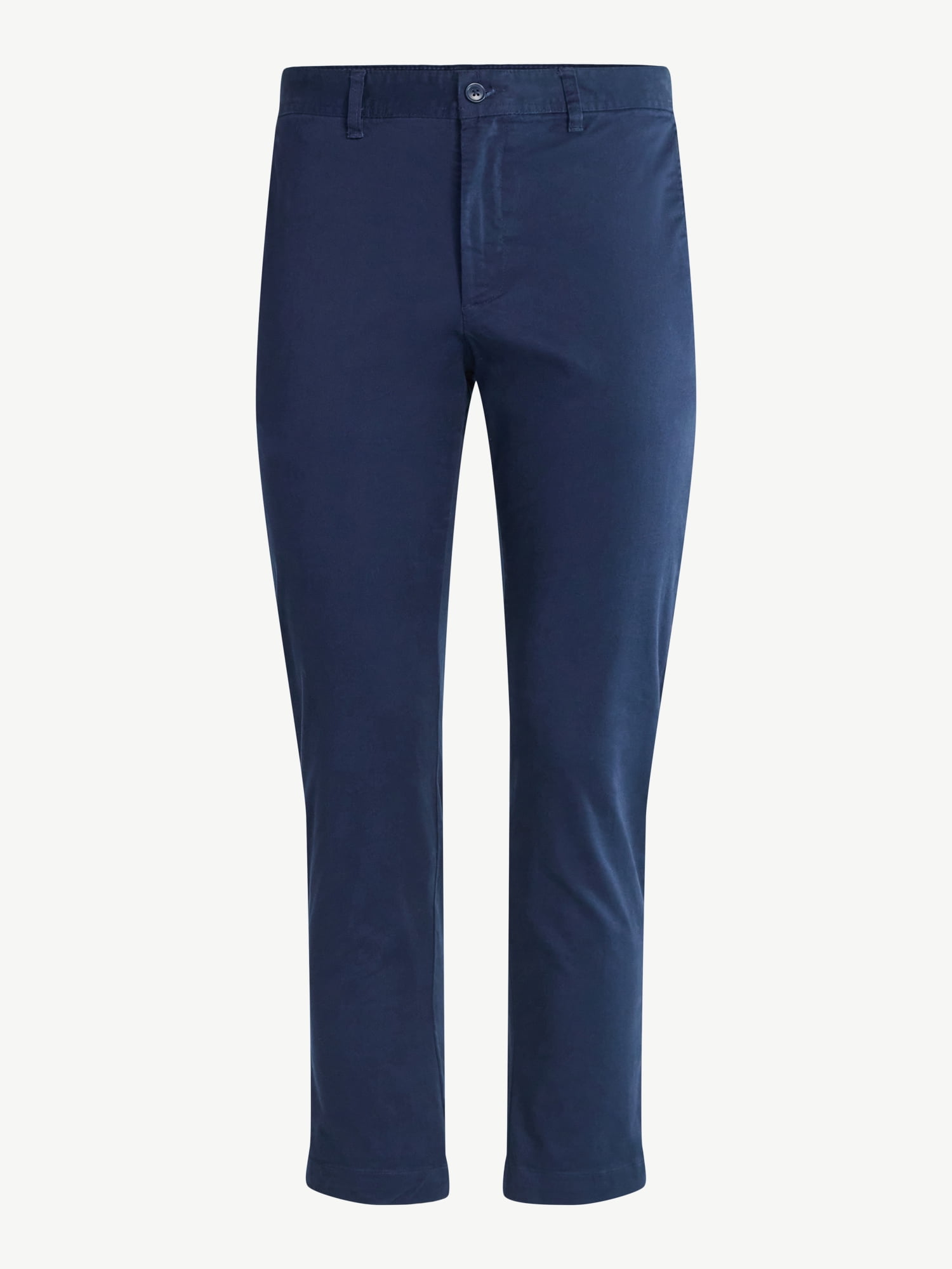 Free Assembly Men's Straight Tapered Fit Chino Pants, Sizes 29-42