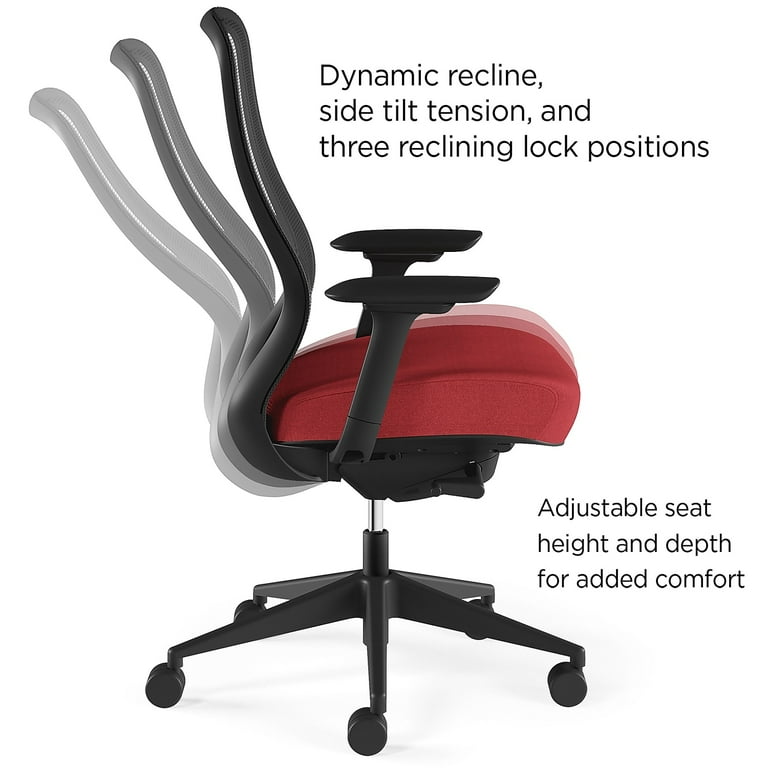 Ayalon mesh back fabric task chair discount