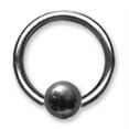 thumbnail image 2 of Designer Stainless Steel 16G (1.3Mm) 5/16 (8Mm) Long With 4Mm Ball Black (Zr-Ds11) 5/1 Made In China -Jewelry By Sweet Pea Creations, 2 of 2