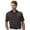 Black/Maroon, variant on Monterey Club Men's Milton Stripe Jersey Golf Polo Shirt #1662
