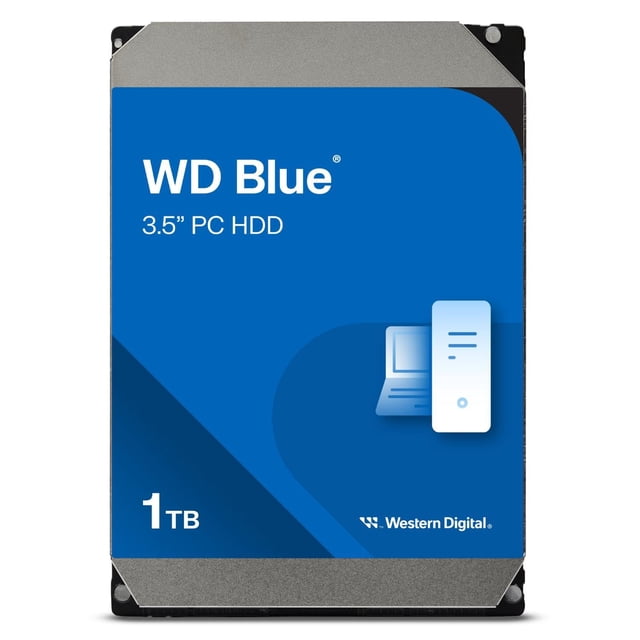 Disco Duro Interno Western Digital WD Blue de 1 TB y 3,5"
