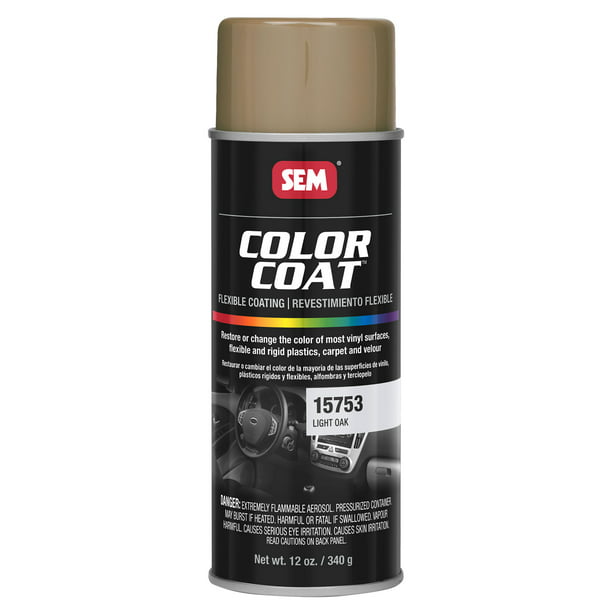 Sem Color Coat Light Oak Vinyl Spray Auto Paint 12 Oz 15753 Com - Light Oak Color Spray Paint