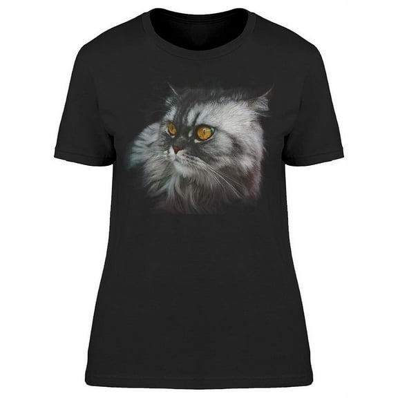 Cat Face Portrait T-Shirt Women -Image by Shutterstock, Female 3X-Large