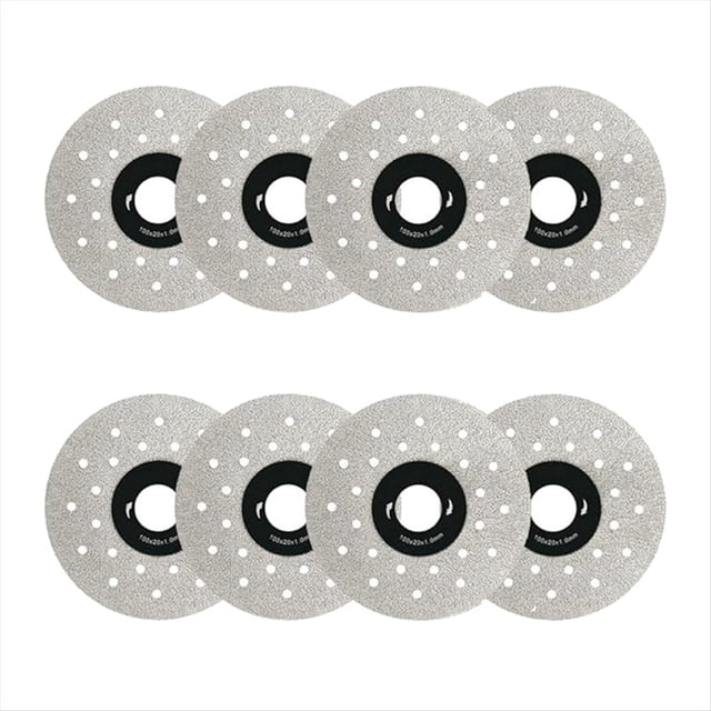 Cuchilla de Corte Ensanchada Porosa de 8 Piezas, Discos para Cortar, Disco Indestructible para Amoladora Angular, Disco de Muela de Corte