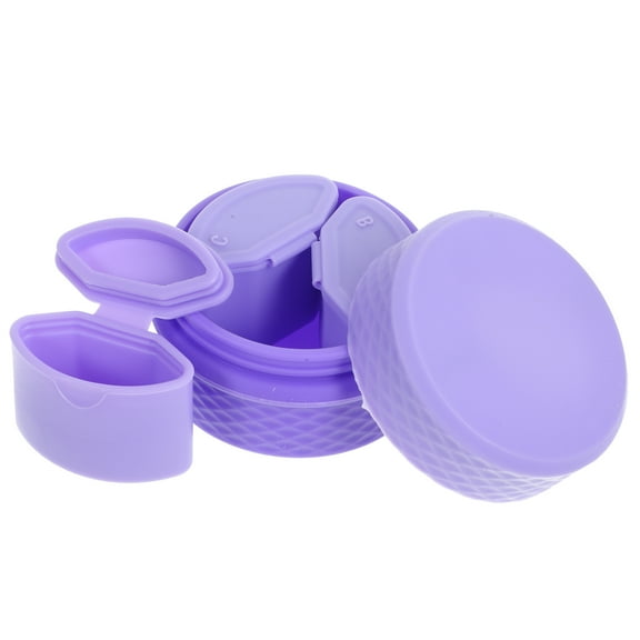 UNOMOR Travel Makeup Containers Silicone Storage Tins with Refillable Function 1 Set