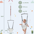 thumbnail image 6 of Slevoo Baby Doorway Jumper D-03, Baby Jumper Bouncer for 6-12 Months, Portable Infant Exerciser, 6 of 7