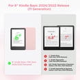 thumbnail image 6 of SESENSE Detachable Magnetic Case for 6'' Kindle 2024 and 2022 (11 Generation), Slim PU Shell Cover Case with Auto Wake/Sleep, Blue Bow Tie, 6 of 6