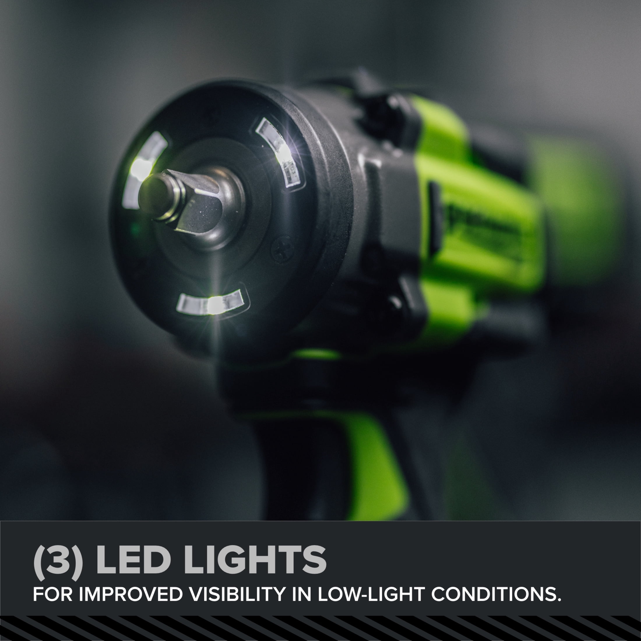 Greenworks Pro PowerAll 24V Brushless 1,430 ft-lb Breakaway Torque 1/2" Impact Wrench, Tool Only, IW51500A1