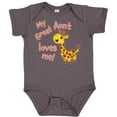 thumbnail image 3 of Inktastic My Great Aunt Loves Me- Cute Giraffe Boys or Girls Baby Bodysuit, 3 of 5