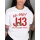 thumbnail image 1 of Camisetas divertidas para mujer, con estampado de animales, manga corta, cuello redondo, para verano, casual, holgadas, ligeras1pc Delta Sigma Theta J13 Letter Print T-Shirt, 100% Polyester Knit Fab, 1 of 8