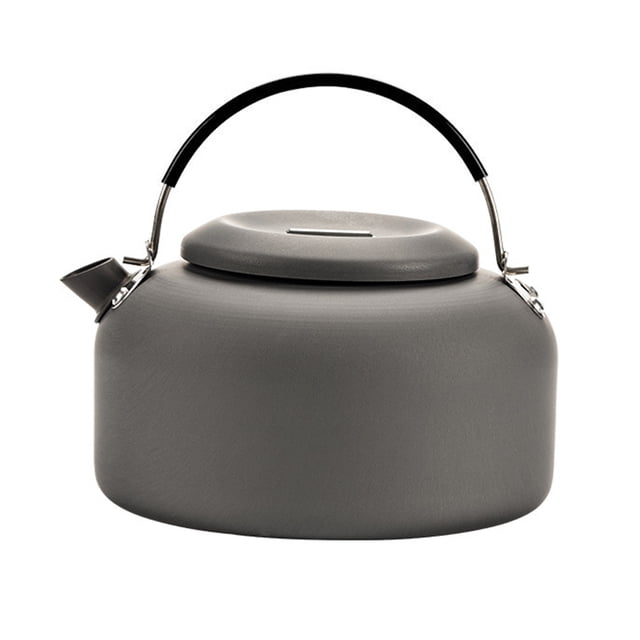 Hervidor de agua para exteriores Tetera de aluminio ligero al aire libre 0.8L / 1.4L tetera cafetera Tomshoo Hervidor de agua para exteriores