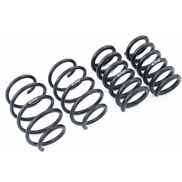 Fits 2015-2015 Ford Mustang Eibach Lowering Kit 35145.140 Pro-Kit; 1.1 Inch Front/1 Inch Rear Drop; Black; Shocks Not Included; Includes 2 Front/2 Rear Lowering Springs