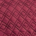 thumbnail image 4 of Collections Etc Diamond-Shape Quilted Stretch Recliner Cover with Storage Pockets and Elastic Straps - Furniture Protector, Burgundy, Recliner, 4 of 4