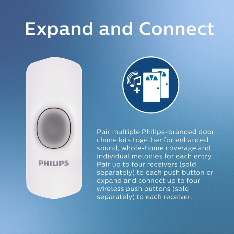 Philips Battery-Operated Doorbell with 32 Melodies photo 6