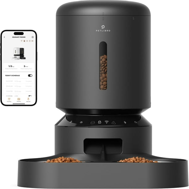 Comedero automático para gatos PETLIBRO para 2 gatos con capacidad WiFi de 5 litros