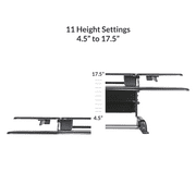 VariDesk Pro Plus 48 by Vari - Black Two-Tier Standing Desk Converter