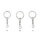 thumbnail image 4 of Guardurnaity Llaveros Tornillo a granel Ojo Pasadores Gancho Enlace de metal Llaves de coche Anillo Herramientas colgantes Bucles Etiqueta Ropa, zapatos y accesorios Miscelánea anillo liso, 4 of 6