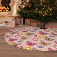 thumbnail image 6 of Yiaed colorful Butterfly Daisy Print Christmas Tree Skirt , Tree SkirtsTree Mat for Christmas Winter Holiday Indoor Decorations-36", 6 of 7