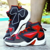 Fashion Men Sport PU Basketball Shoes Outdoor Lightweight Anti-slip Sneakers Basketball Shoes