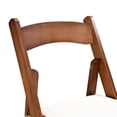 thumbnail image 3 of Strong and Durable Design - 4 Solid Wood Folding Chairs Ideal for Home and Banquets, No Installation Needed, 3 of 4