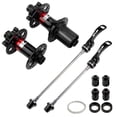 thumbnail image 1 of Quick Release Hubs Road Mountain Bike Front & Rear Axle Hollow Shaft Set, 1 of 8